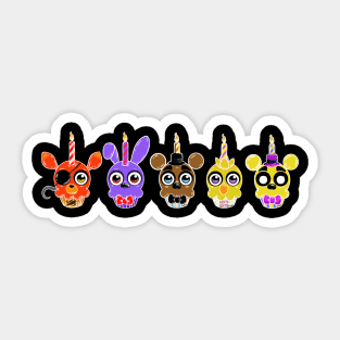 FNAF Cupcakes (5) Sticker